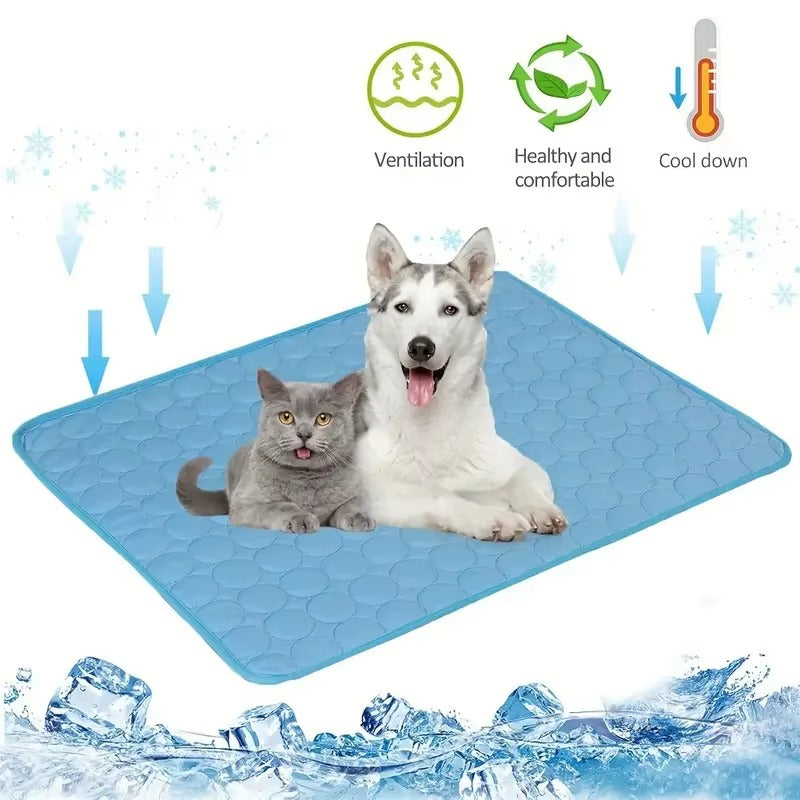 ChillNest Cooling Mat for Dogs & Cats | Self-Cooling Pet Bed Pad