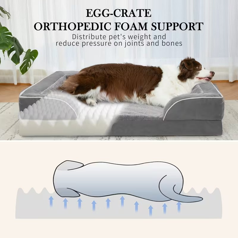 CloudPup Bolster Bed – Orthopedic Foam Support