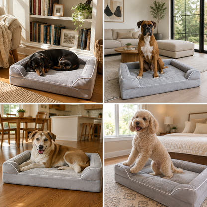 CloudPup Bolster Bed – Orthopedic Foam Support