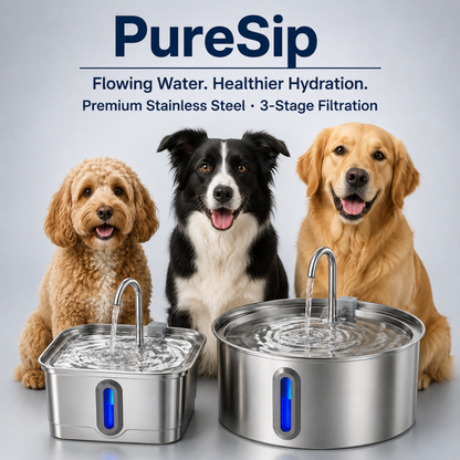 PureSip Flowing Water Fountain for Dogs