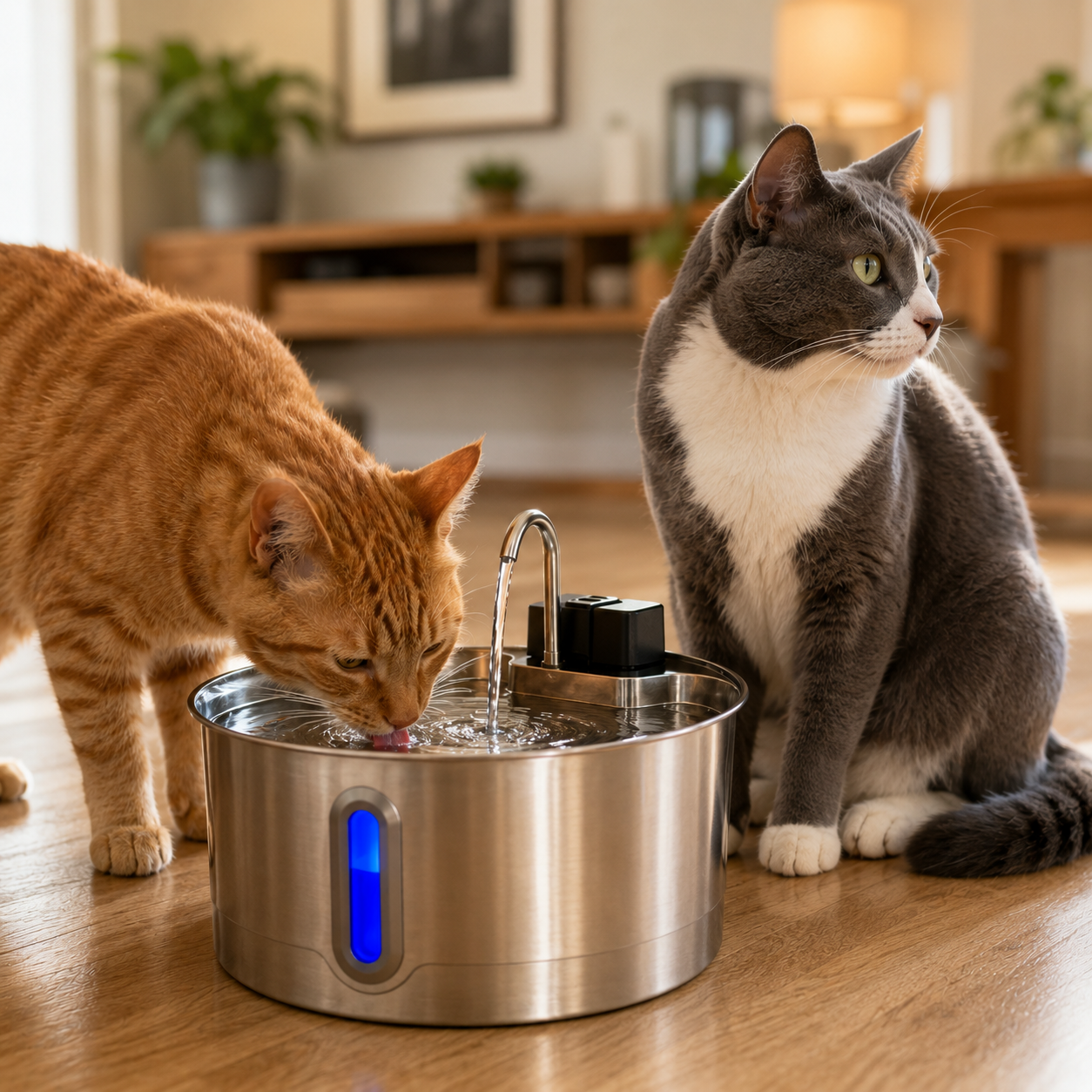 PureSip Flowing Water Fountain for Cats