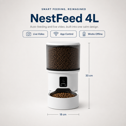 NestFeed – Smart Auto Feeder with Live Camera