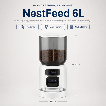 NestFeed – Smart Auto Feeder with Live Camera