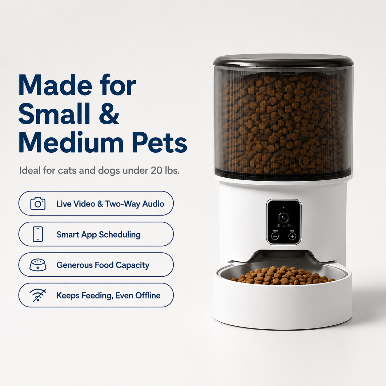 NestFeed – Smart Auto Feeder with Live Camera