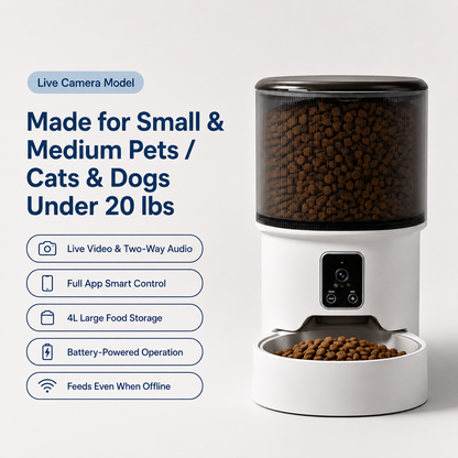NestFeed – Smart Auto Feeder with Live Camera