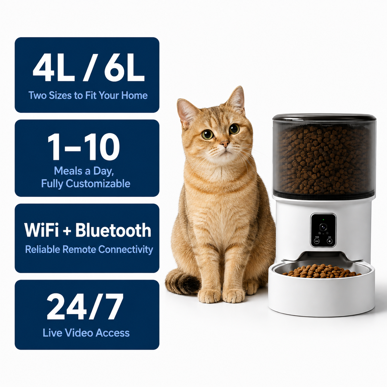 NestFeed – Smart Auto Feeder with Live Camera