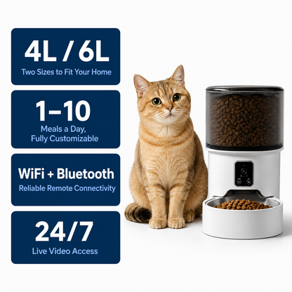 NestFeed – Smart Auto Feeder with Live Camera