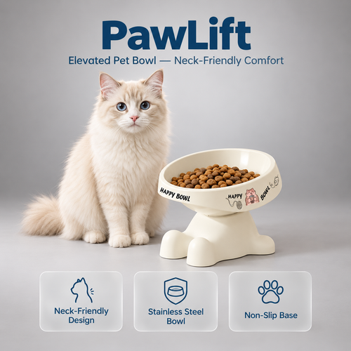 PawLift Elevated Pet Bowl
