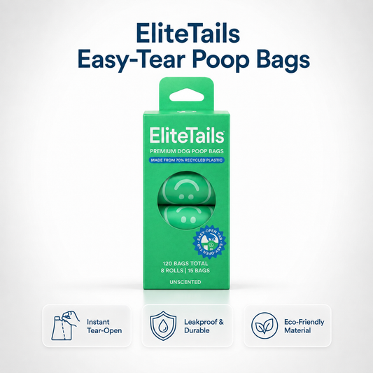 Easy-Tear Dog Poop Bags