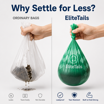 Easy-Tear Dog Poop Bags