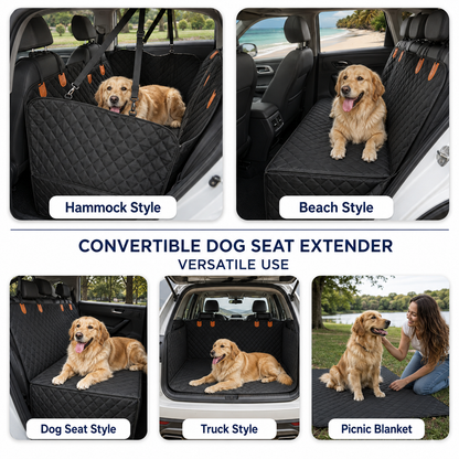FurFort BackSeat Pro — Waterproof Dog Car Seat Cover