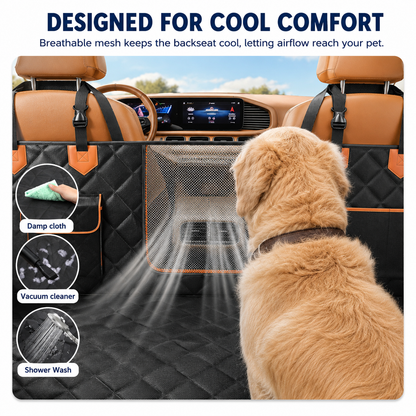 FurFort BackSeat Pro — Waterproof Dog Car Seat Cover