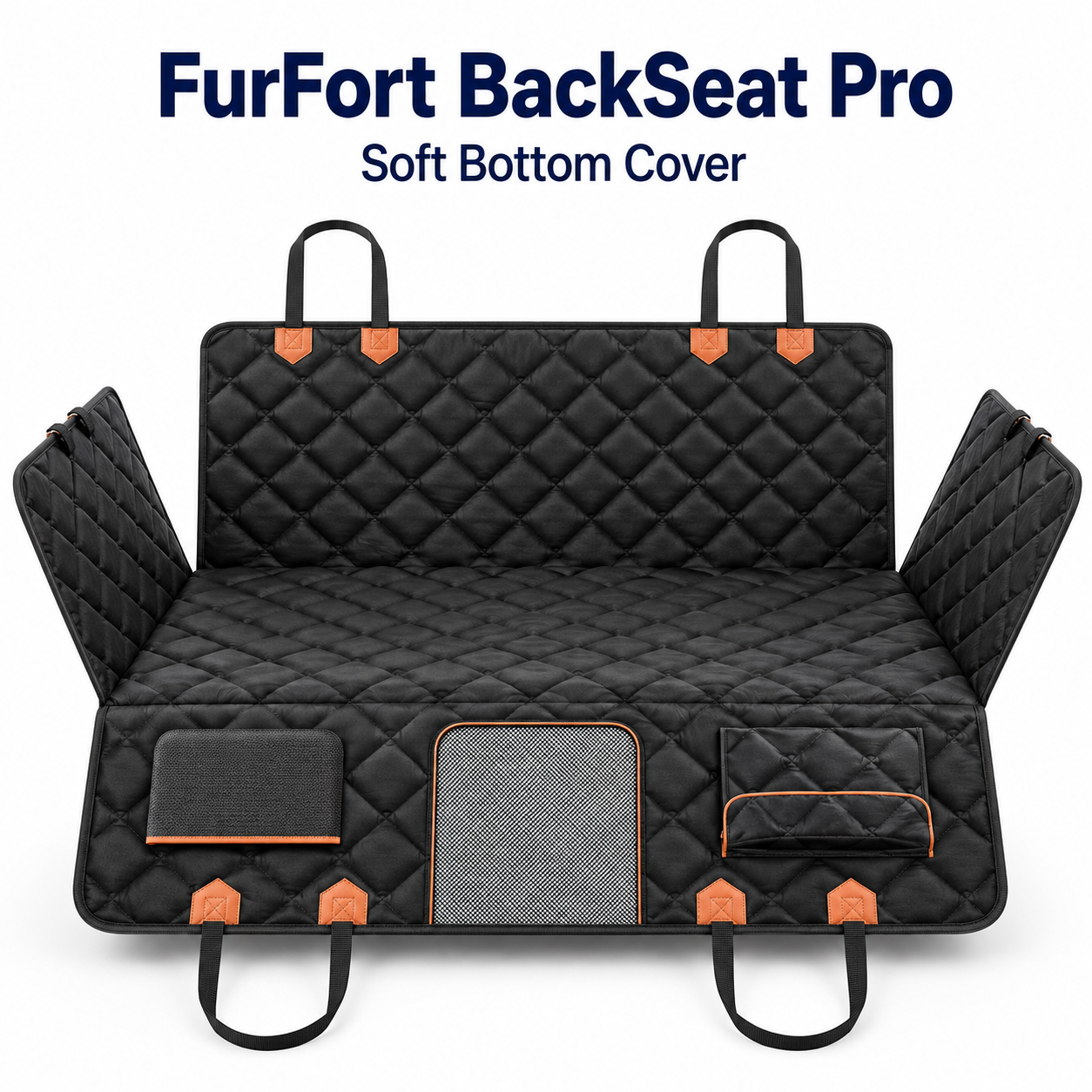 FurFort BackSeat Pro — Waterproof Dog Car Seat Cover