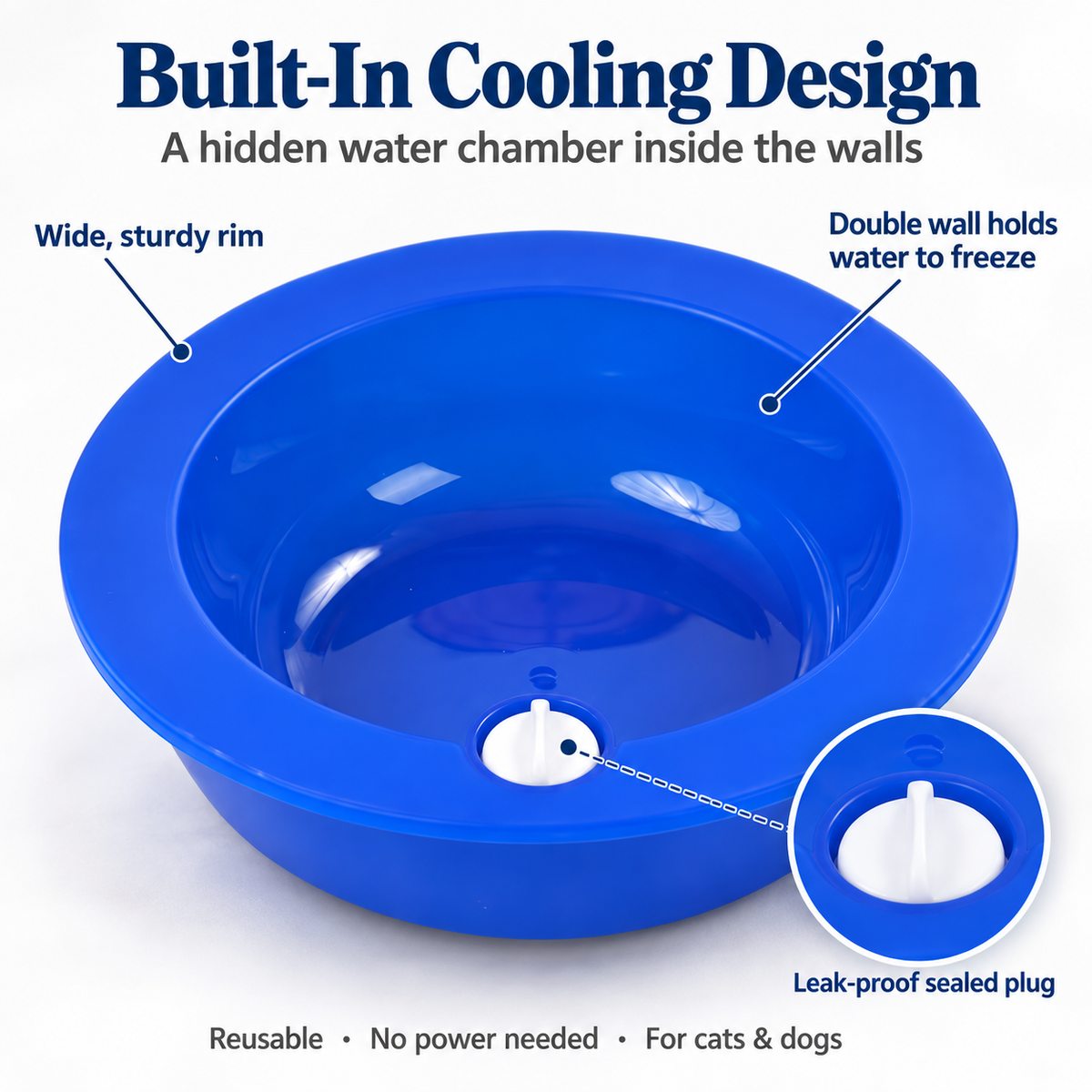 CoolHaven Pet Water Bowl