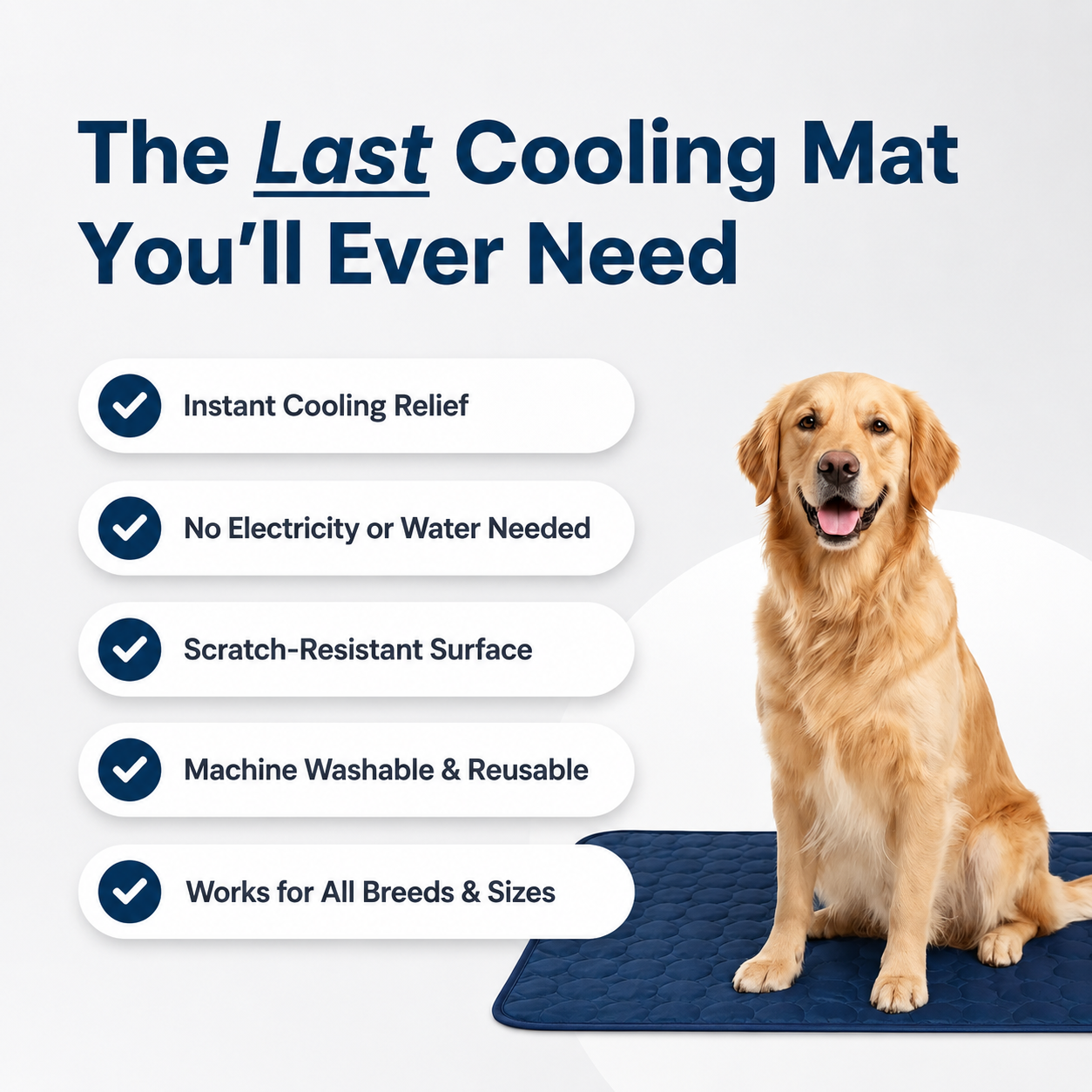 ChillNest Cooling Mat for Pets