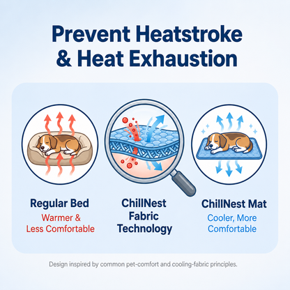 ChillNest Cooling Mat for Pets