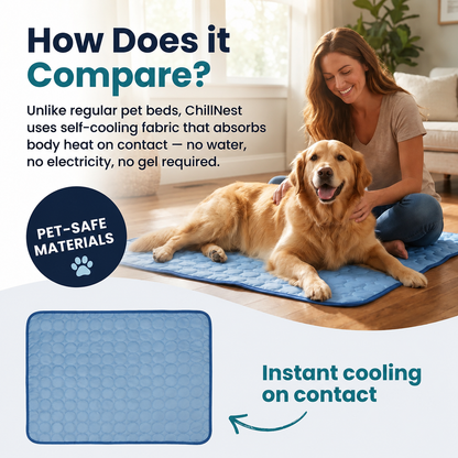 ChillNest Cooling Mat for Pets