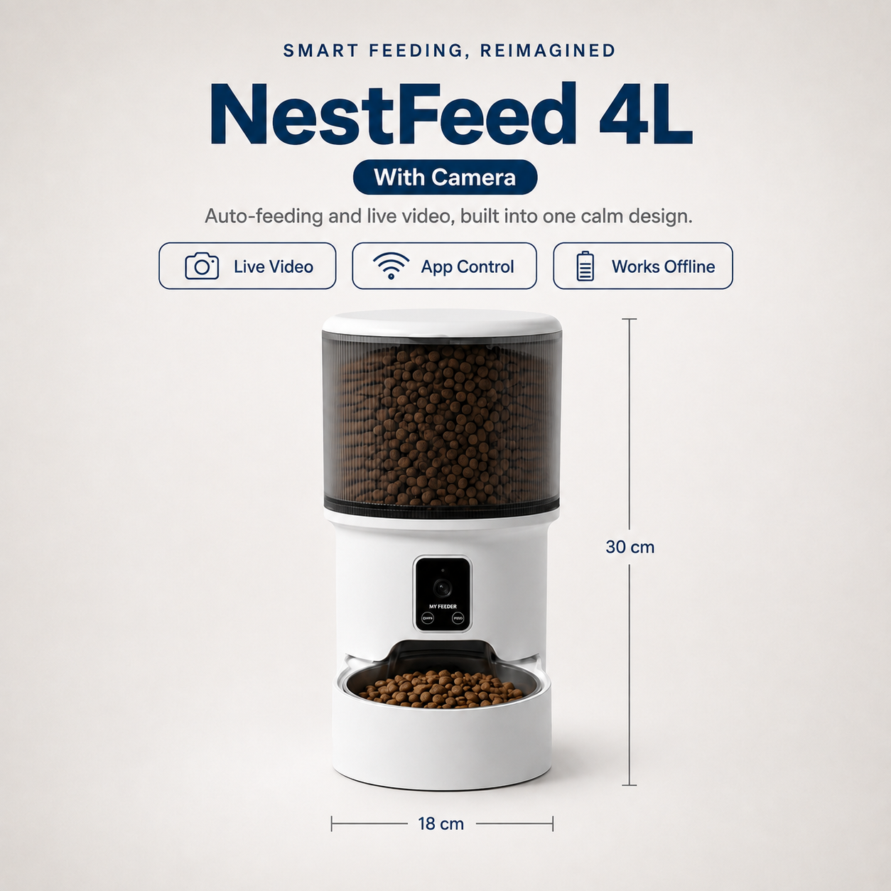 NestFeed – Smart Auto Pet Feeder