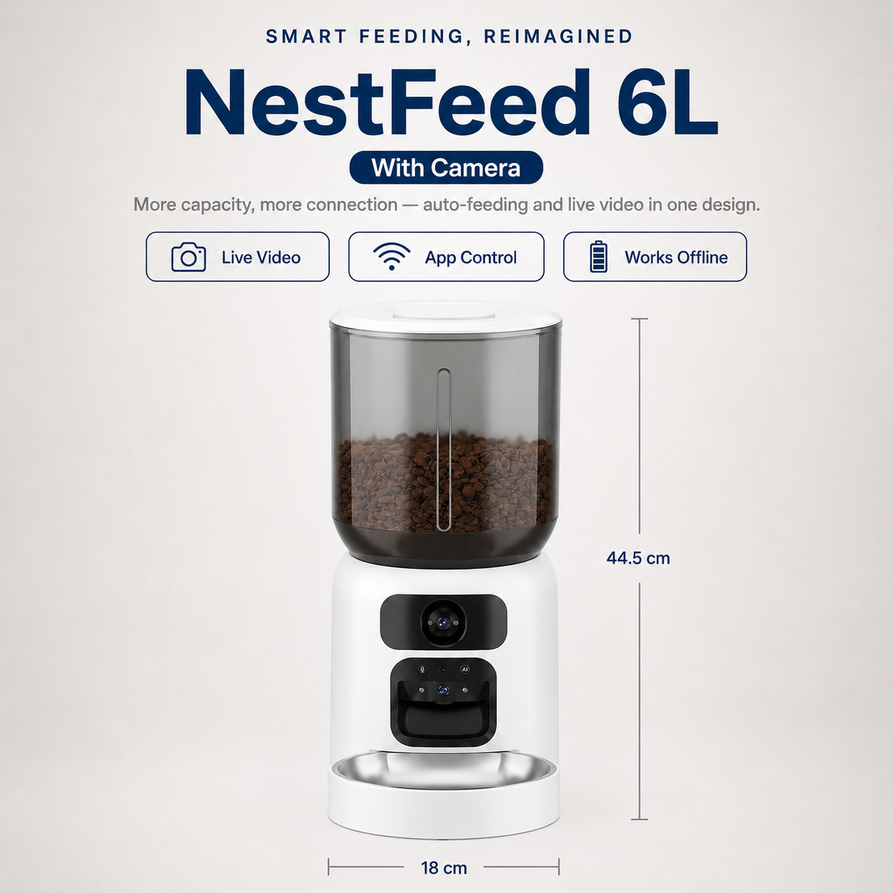 NestFeed – Smart Auto Pet Feeder