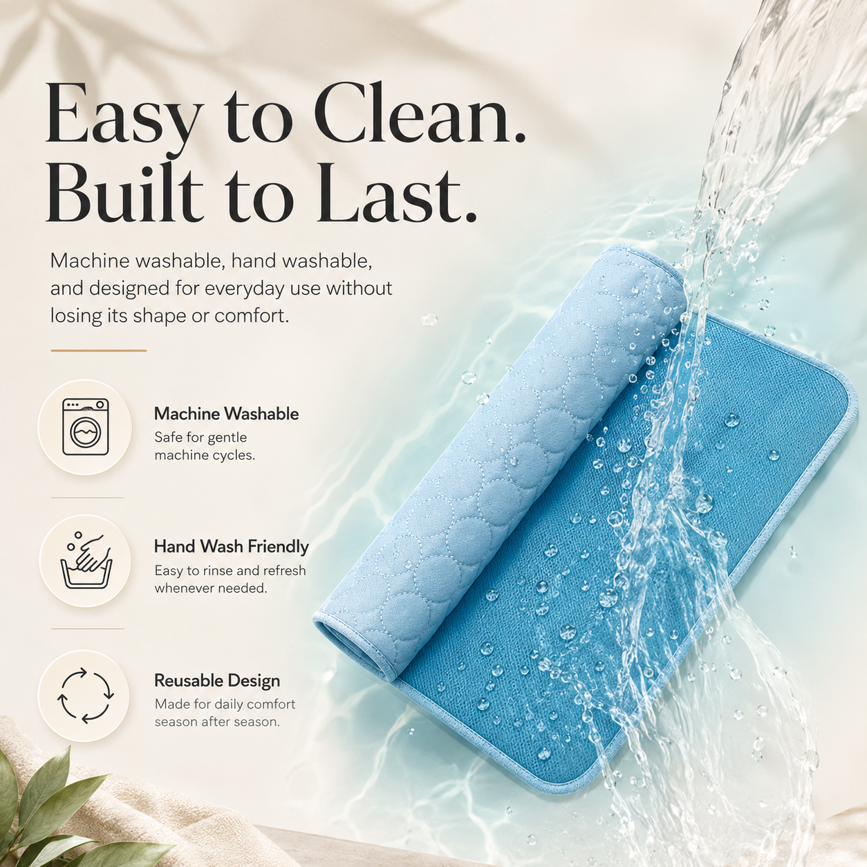 ChillNest Cooling Mat for Dogs & Cats | Self-Cooling Pet Bed Pad