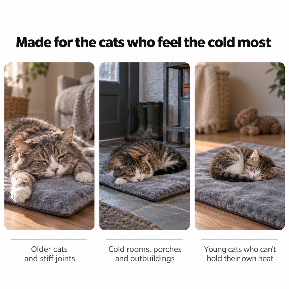 EmberNest Heated Cat Pad – Adjustable Warmth