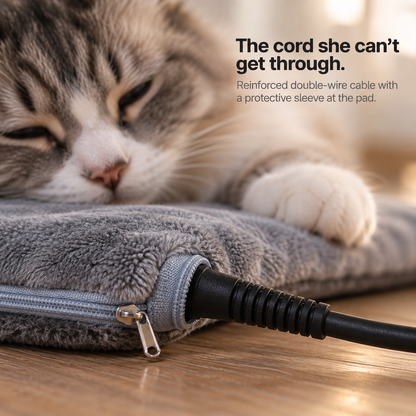 EmberNest Heated Cat Pad – Adjustable Warmth