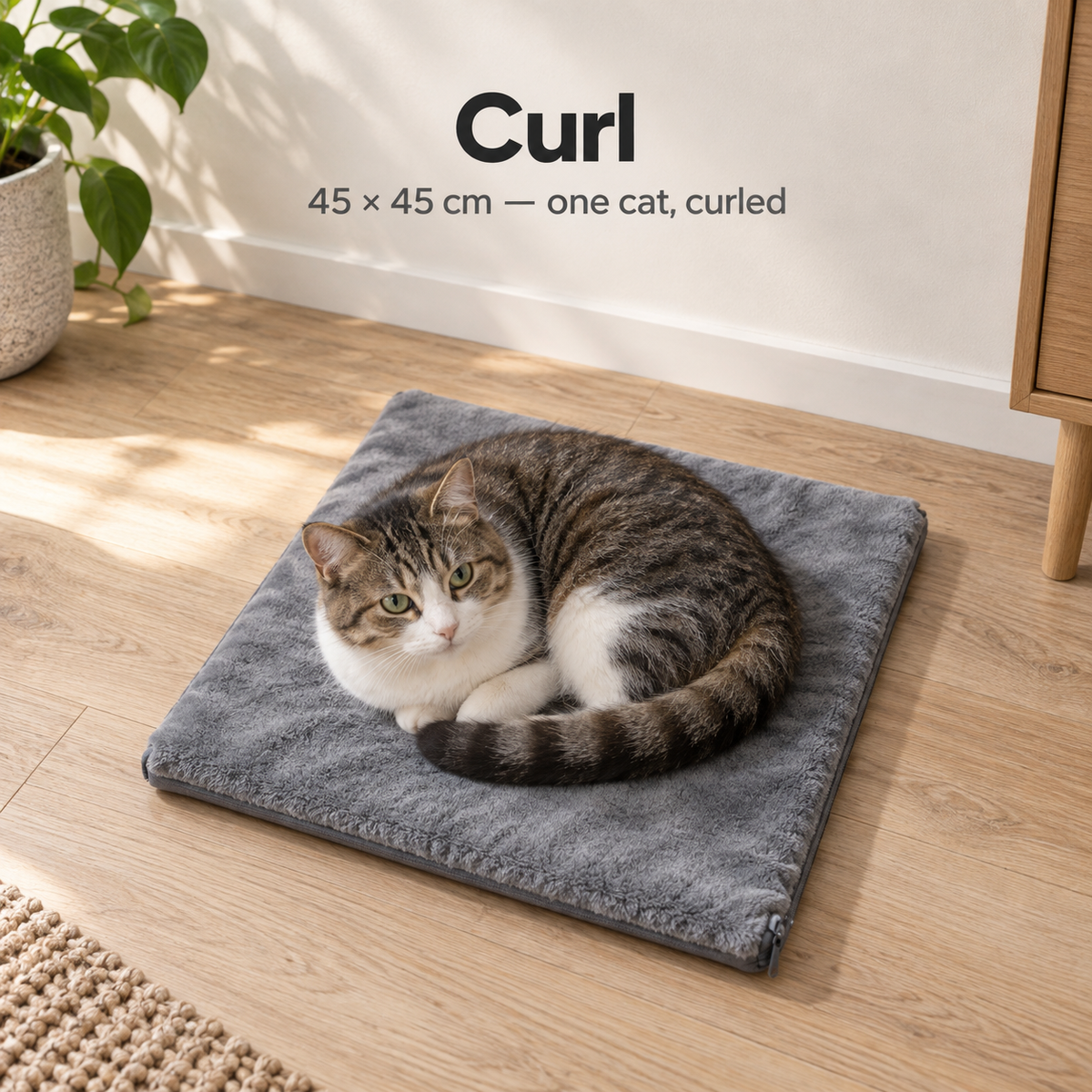 EmberNest Heated Cat Pad – Adjustable Warmth