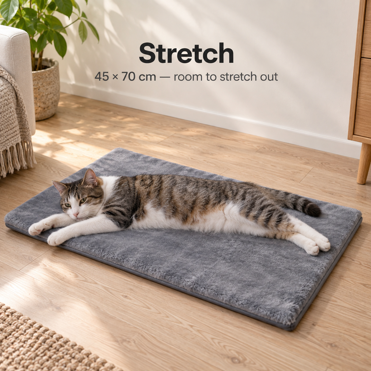 EmberNest Heated Cat Pad – Adjustable Warmth