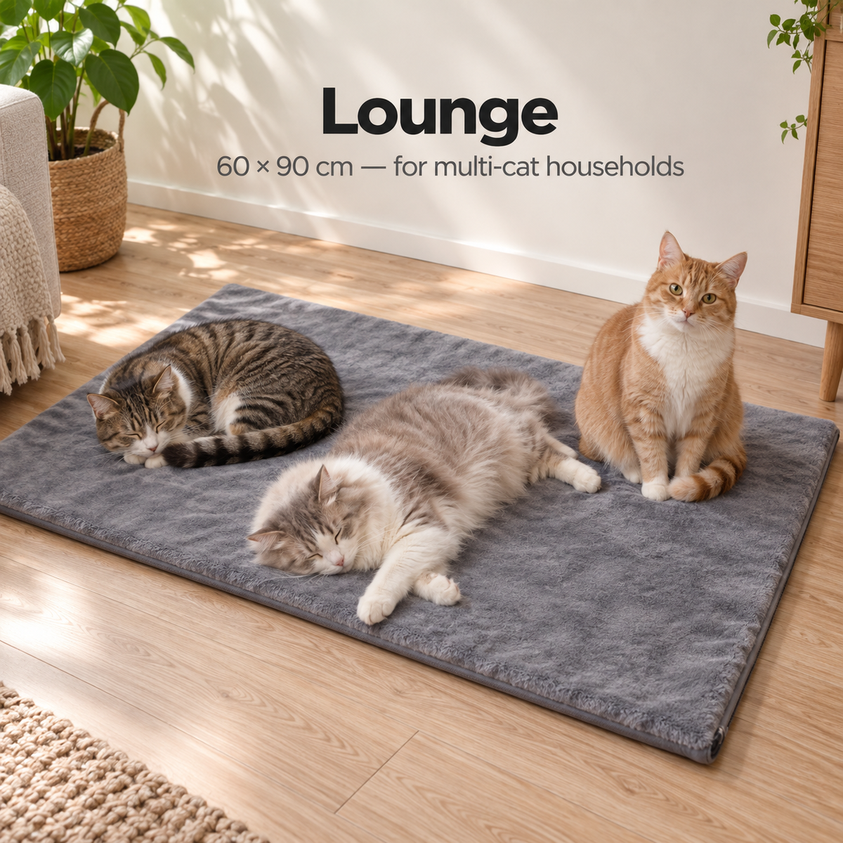 EmberNest Heated Cat Pad – Adjustable Warmth