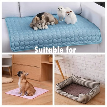 ChillNest Cooling Mat for Dogs & Cats | Self-Cooling Pet Bed Pad