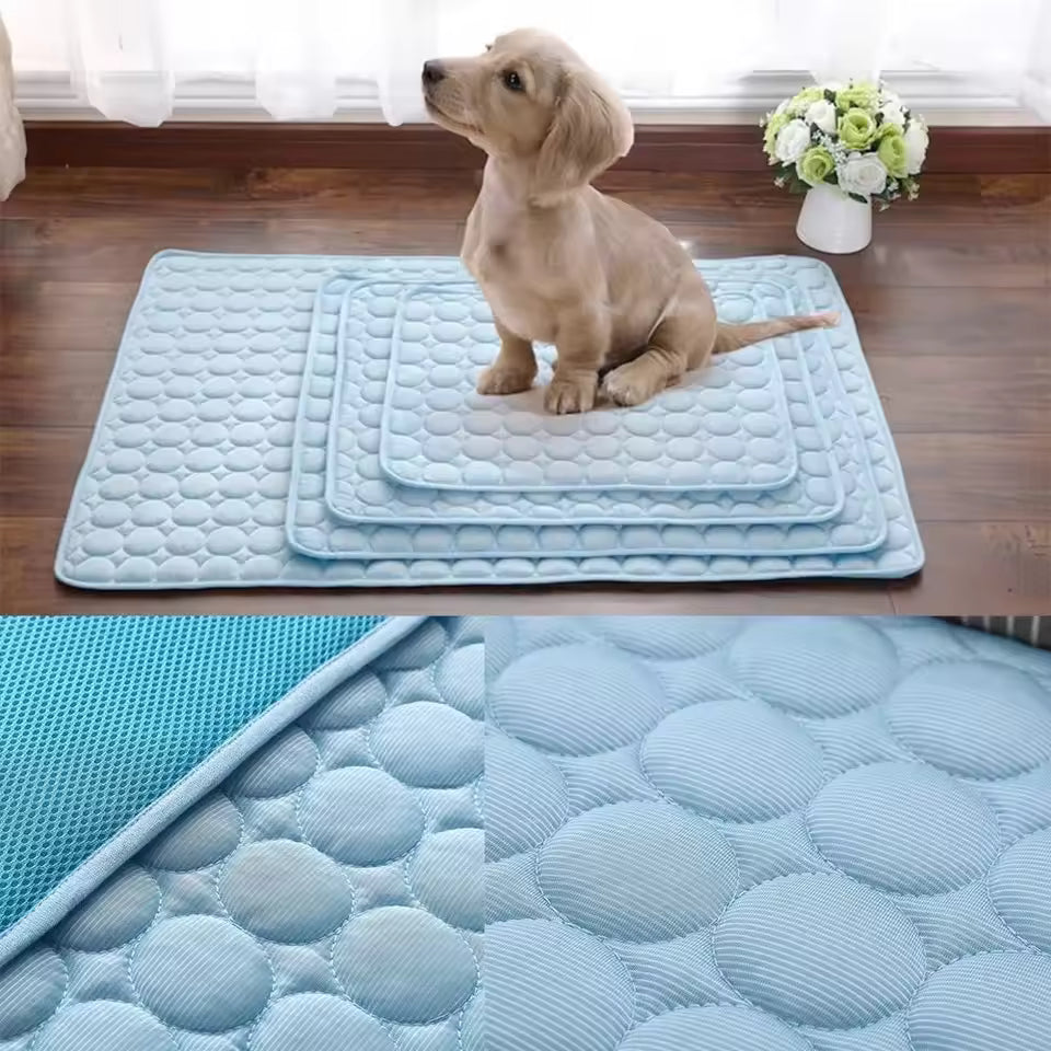 ChillNest Cooling Mat for Dogs & Cats | Self-Cooling Pet Bed Pad