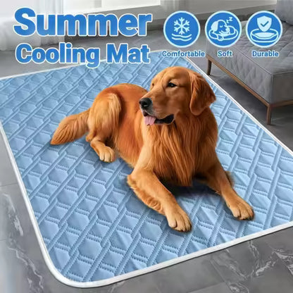 ChillNest Cooling Mat for Dogs & Cats | Self-Cooling Pet Bed Pad