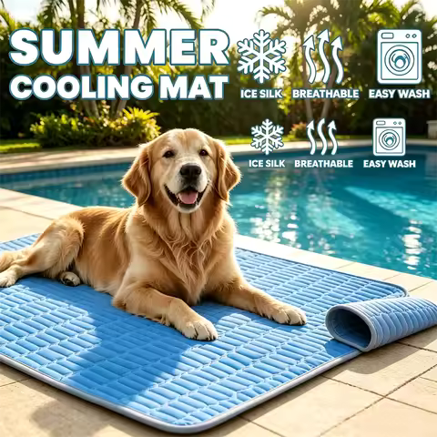 ChillNest Cooling Mat for Dogs & Cats | Self-Cooling Pet Bed Pad