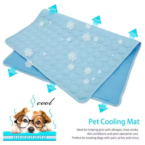 ChillNest Cooling Mat for Dogs & Cats | Self-Cooling Pet Bed Pad